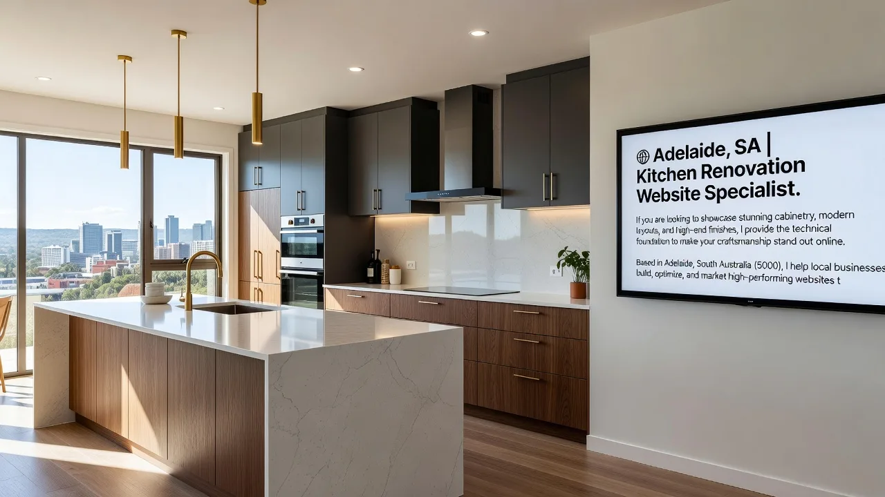🌐 Adelaide, SA | Kitchen Renovation Website Specialist