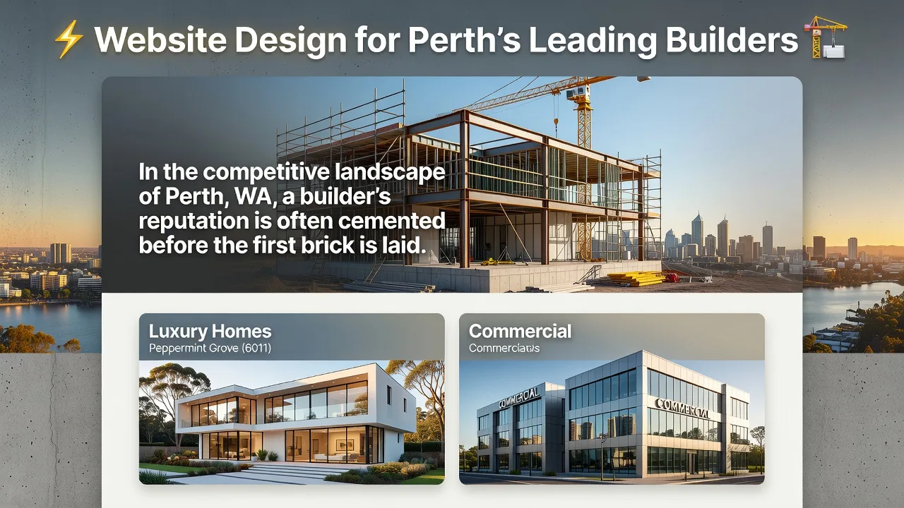 ⚡ Website Design for Perth’s Leading Builders 🏗️