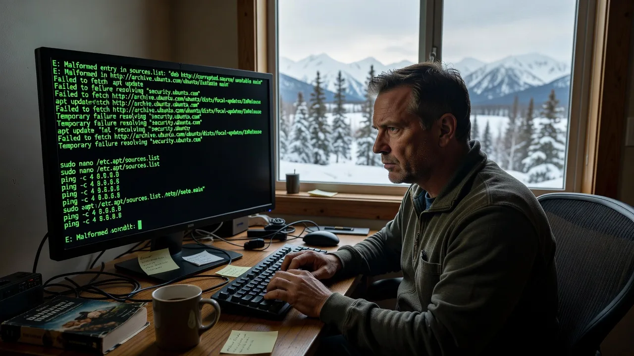 Professional Fix for Corrupted Linux APT sources.list in Alaska