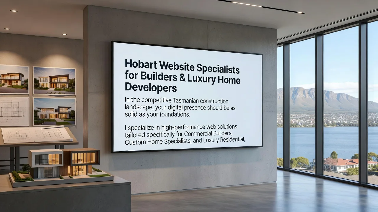 Hobart Website Specialists for Builders & Luxury Home Developers